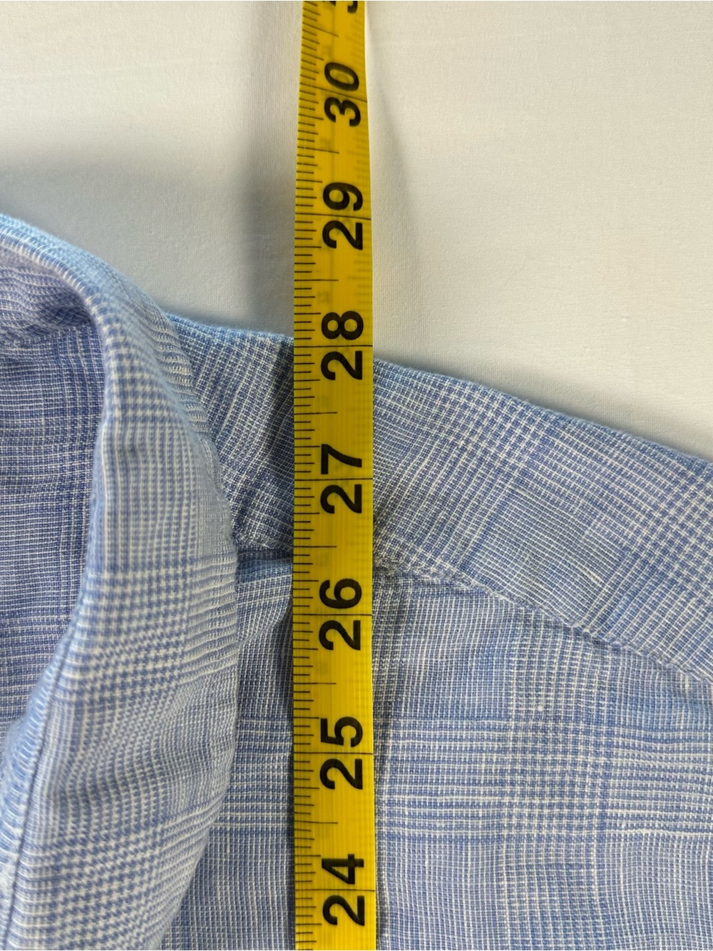 UNTUCKit Torontel WR Linen Shirt Mens L Blue Long Sleeve Button Down - Picture 6 of 8